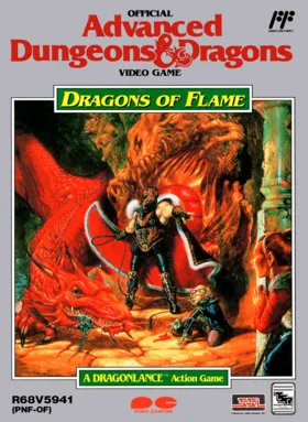Advanced Dungeons & Dragons - Dragons of Flame (Japan) box cover front